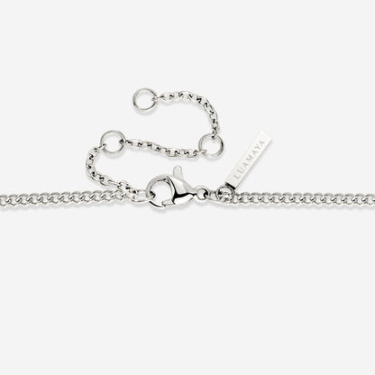 Curb Chain Necklace Silver