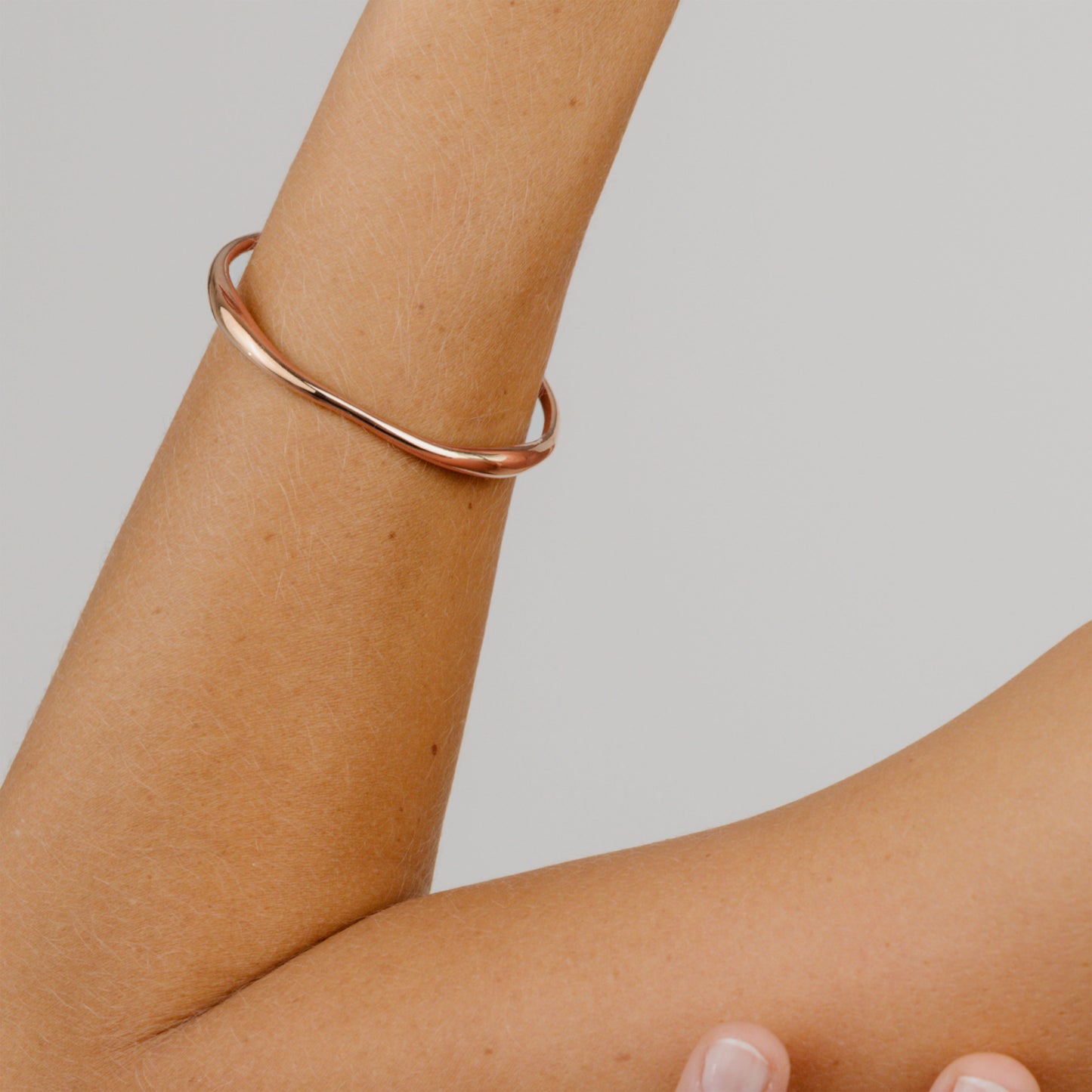 Graceful Curves Bangle Roségold