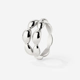 Graceful Curves Ring Silver