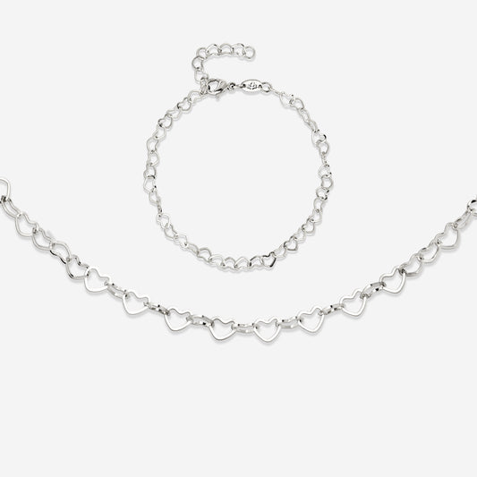 Heart after Heart Bundle Silver