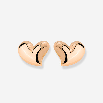 Heartie Studs Rose Gold