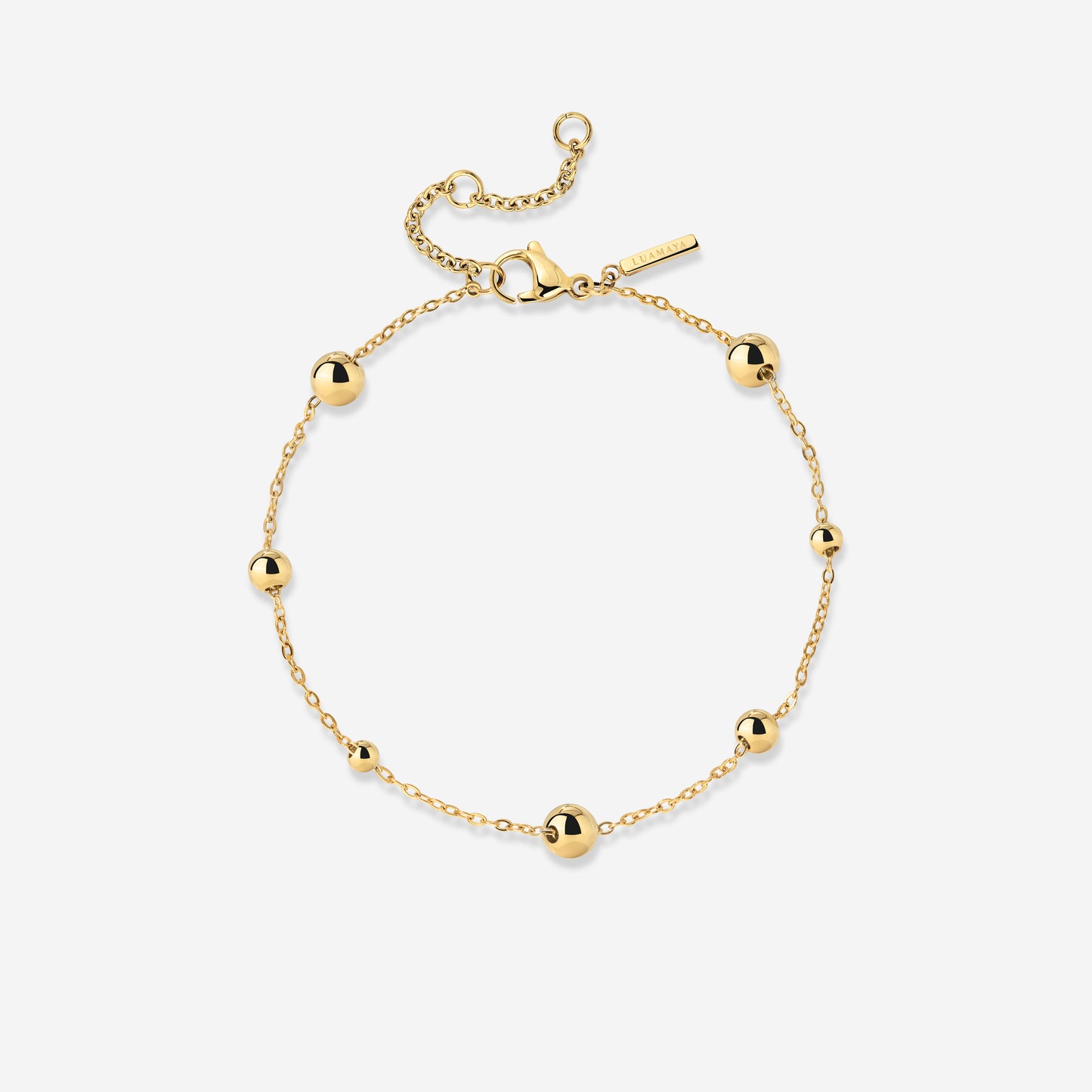 Infinite Beads Bracelet Gold