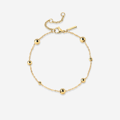 Infinite Beads Bracelet Gold