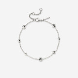Infinite Beads Bracelet Silver