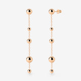 Infinite Beads Earrings Rose Gold