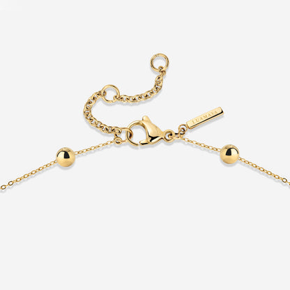 Infinite Beads Necklace Gold