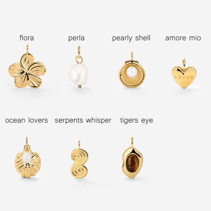 Classic Chain Charm Necklace Set