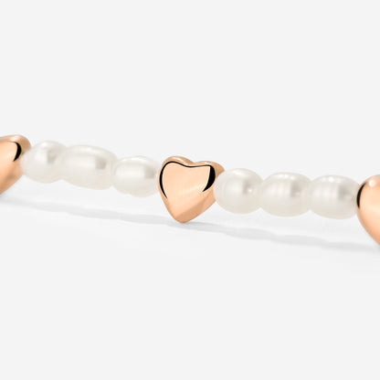 Love Pearls Bracelet Rose Gold
