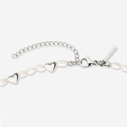 Love Pearls Necklace Silver