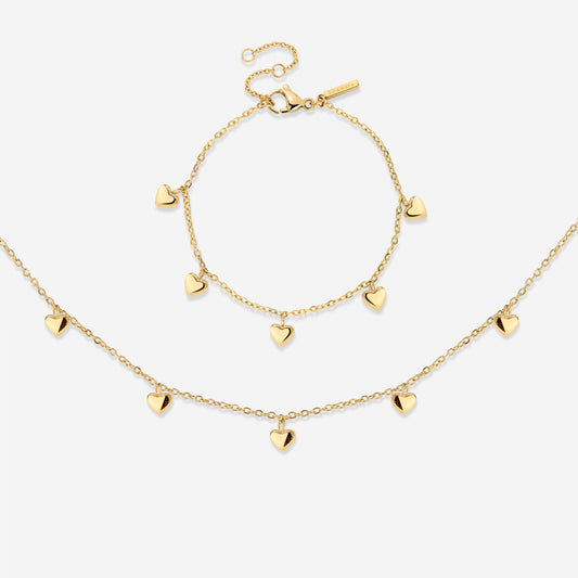 Lovely Heart Bundle Gold