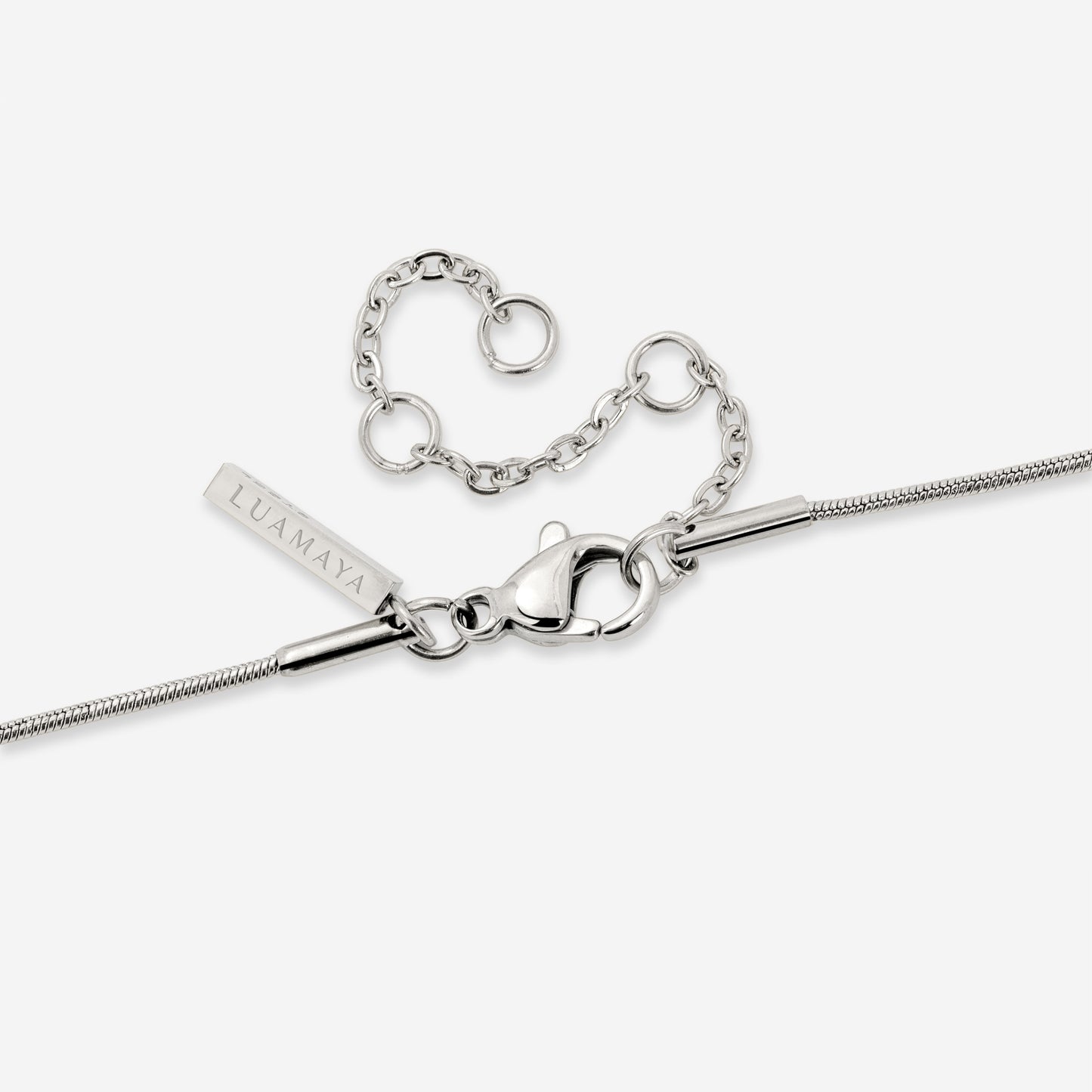 Minimalist Pearl Necklace Silver