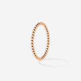 Narrow Sphere Ring Rose Gold