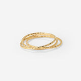 Prism Trio Ring Gold