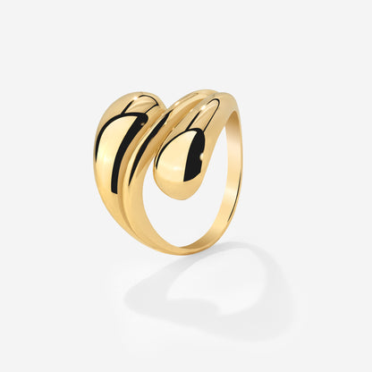 Sculpted Touch Ring Gold