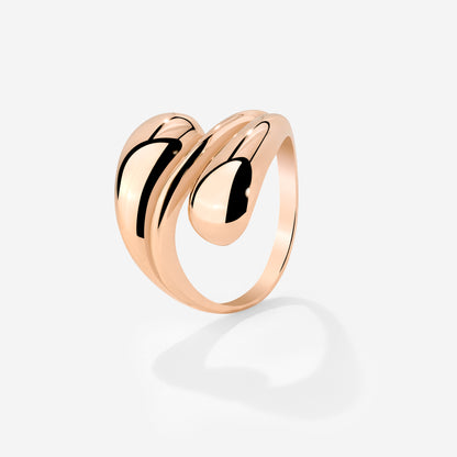 Sculpted Touch Ring Roségold
