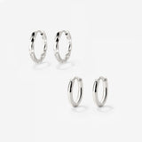 Soft 'n' Subtle Hoop Bundle Silver