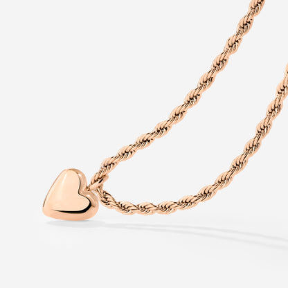 Sweetieheart Necklace Rose Gold