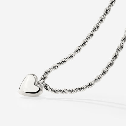 Sweetieheart Necklace Silver