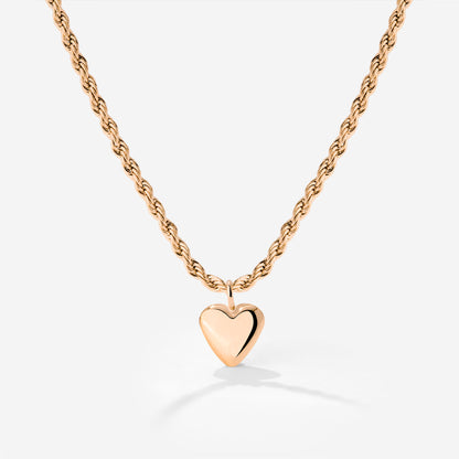Sweetieheart Necklace Rose Gold
