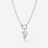 Twin Flame Right Classic Chain Necklace Set Silver