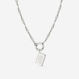 Book Lovers Club Singapore Chain Necklace Set Silver