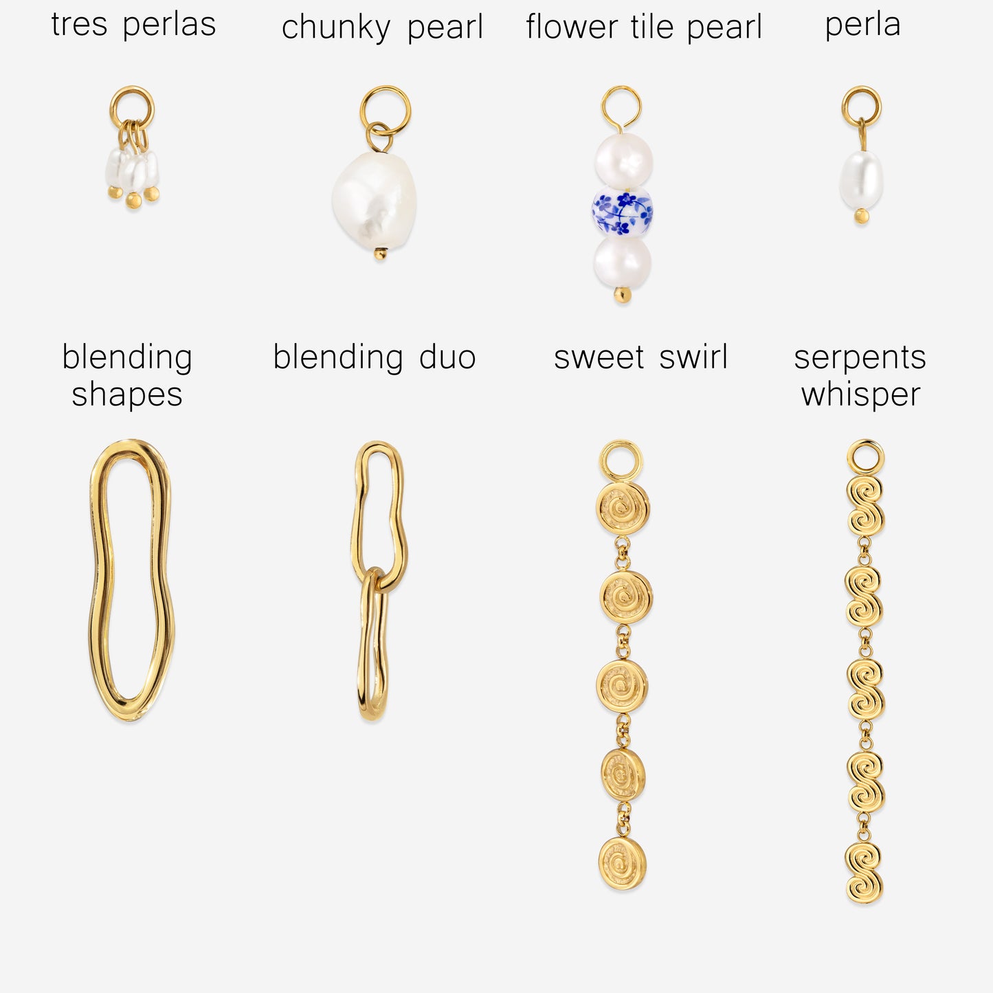 Oval Twisted Hoop Set Baby