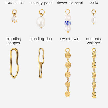 Oval Twisted Hoop Set Baby