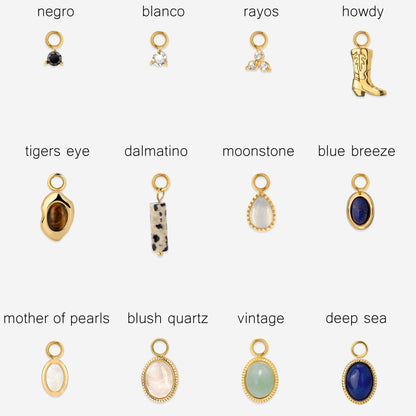 Oval Twisted Hoop Set Baby