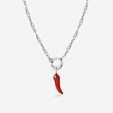 Chili Singapore Chain Necklace Set Silver