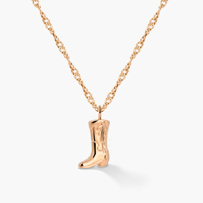 Howdy Necklace Rose Gold