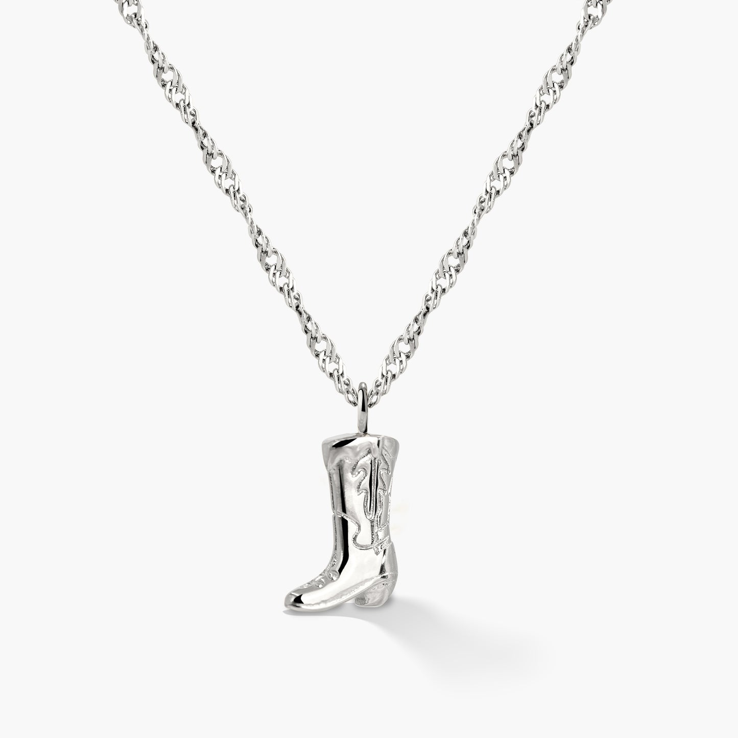 Howdy Necklace Silver