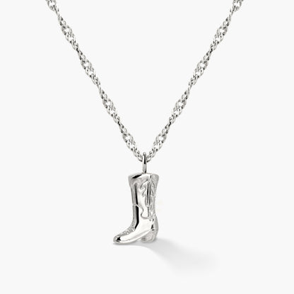 Howdy Necklace Silver