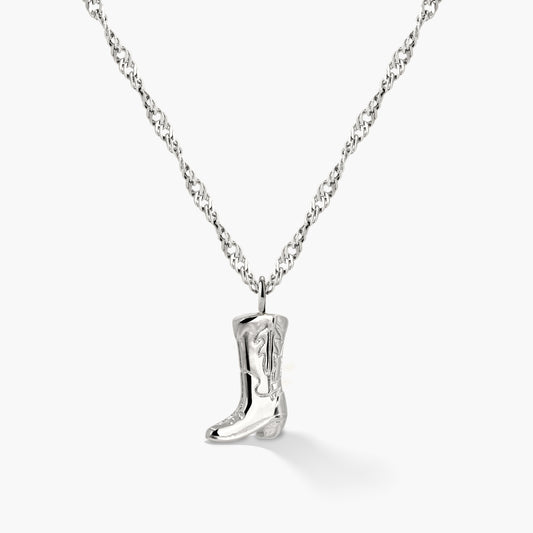 Howdy Necklace Silver