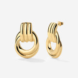 Infinity Loop Hoops Gold