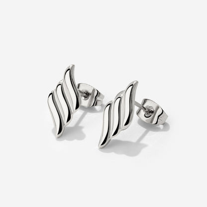 Lustrous Studs Silber