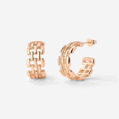 Reverie Hoop Studs Roségold