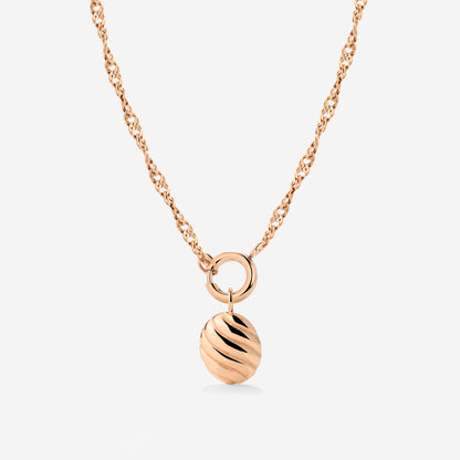 Serenity Singapore Chain Necklace Set Roségold