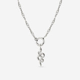 Serpent Singapore Chain Necklace Set Silver