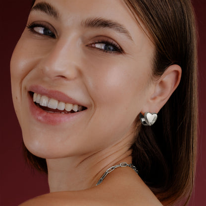 Sweetieheart Studs Silver