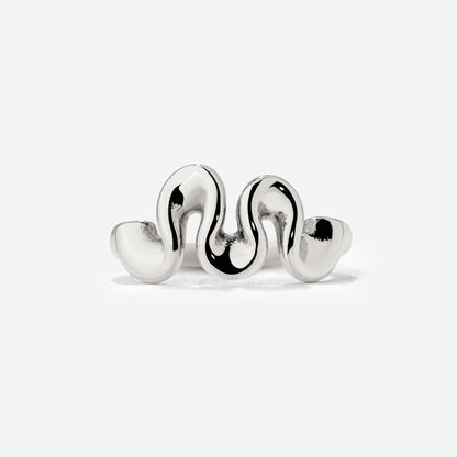 Swirl Ring Silver