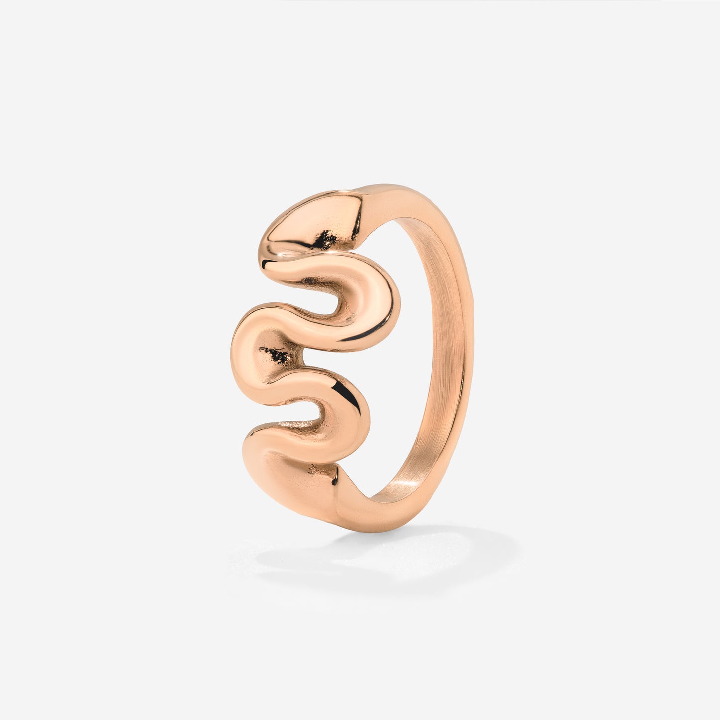 Swirl Ring Rose Gold