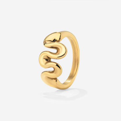Swirl Ring Gold