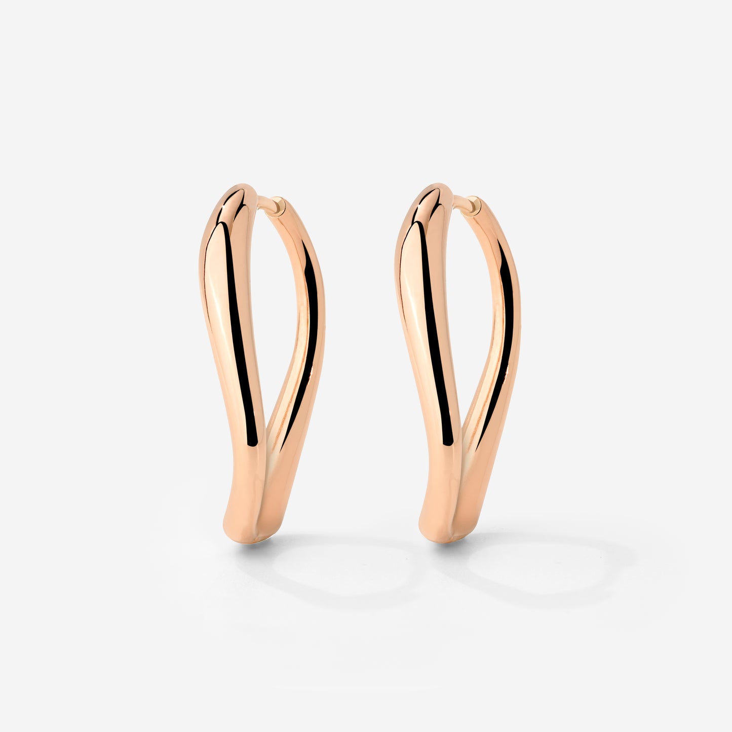 Timeless Oval Hoops Roségold