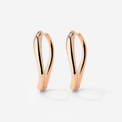 Timeless Oval Hoops Roségold