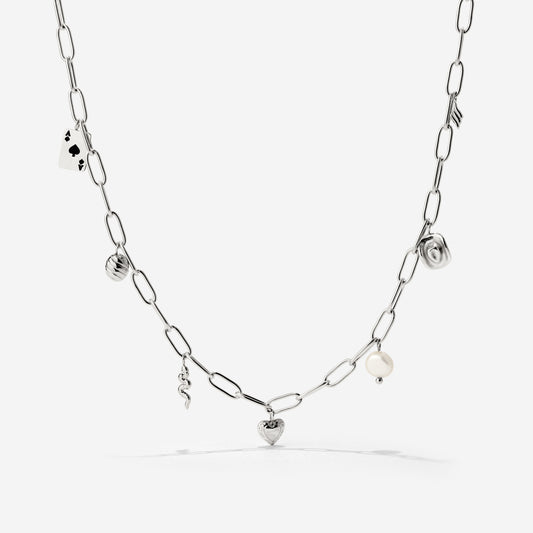 Treasure Box Necklace Silber