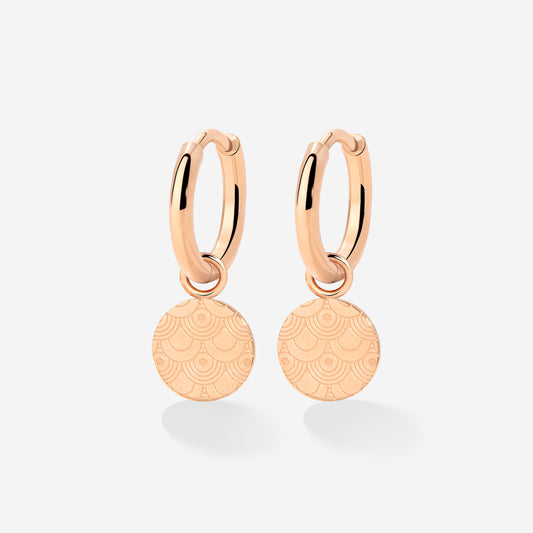 Buena Vibra Hoops Small Rose Gold