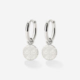 Buena Vibra Hoops Small Silver