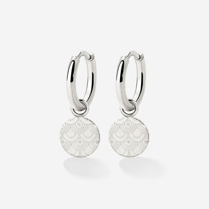 Buena Vibra Hoops Small Silver