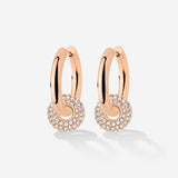 Chunky Radiant Wheel Hop Set Medium Rose Gold