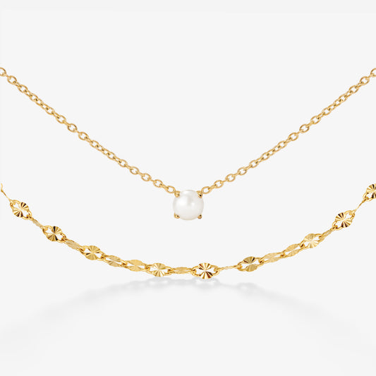 Delicate Pearl Bundle Gold